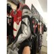 Alpinestars RED HAGA LEATHER JACKET GIACCA IN PELLE GIACCA IN PELLE