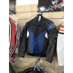 Alpinestars BLU LEATHER JACKET GIACCA IN PELLE