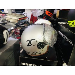 CASCO DEMI JET FGTR Evo Titanio opaco limited edizione 20 anni