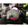 CASCO DEMI JET FGTR FLUO Grigio Rosa