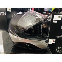 Casco integrale Momo Design HORNET Casco Moto Integrale in Fibra  Momo Design HORNET Titanio Frost 