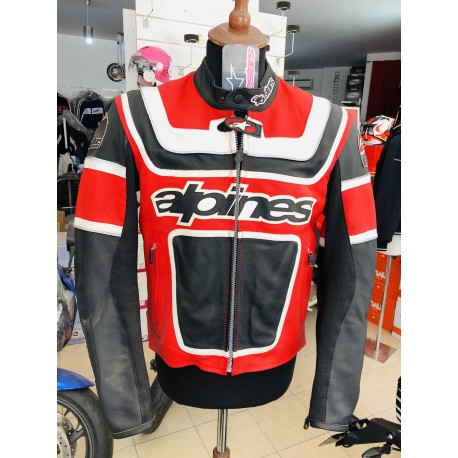 Alpinestars PATRIOT , replica BEN BOSTROM  LEATHER JACKET GIACCA IN PELLE