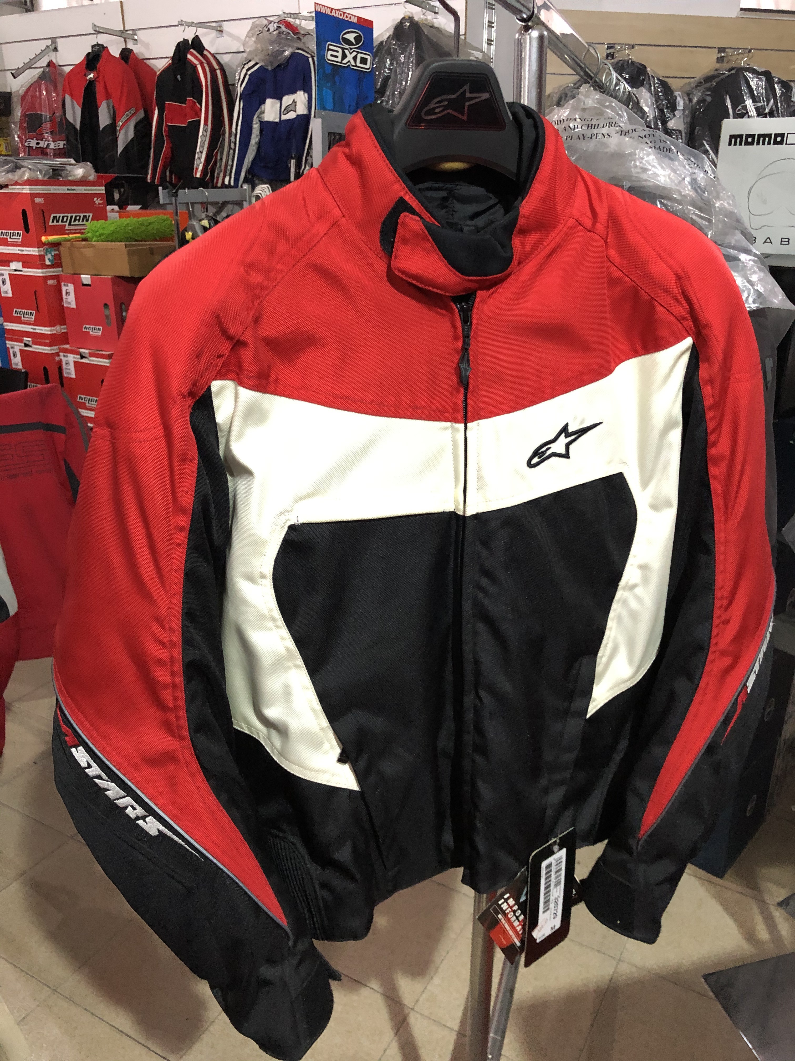 Alpinestars Giacca in Cordura impermeabile 4 stagioni ARGON wp